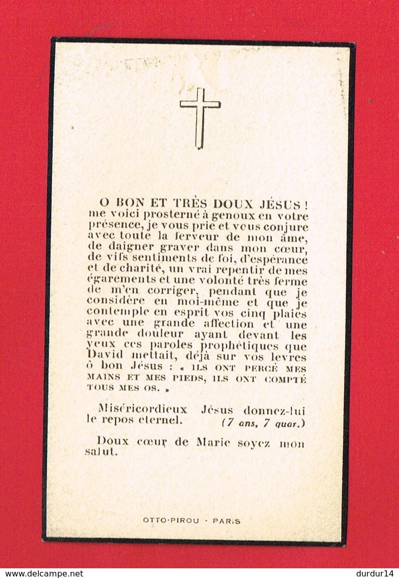 Avis De Décès  Titre De Noblesse Mme Marie Du BREIL DE LANDAL Comtesse GUY HAY DES NETUMIERES LAVAL 1940 - Décès