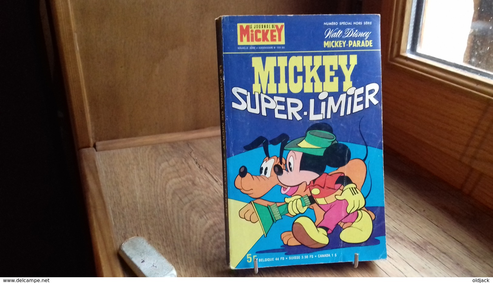 MICKEY PARADE (nvelle Série)Mickey Super-limier.N°1319 Bis H-SERIE.1977(260R10) - Mickey Parade