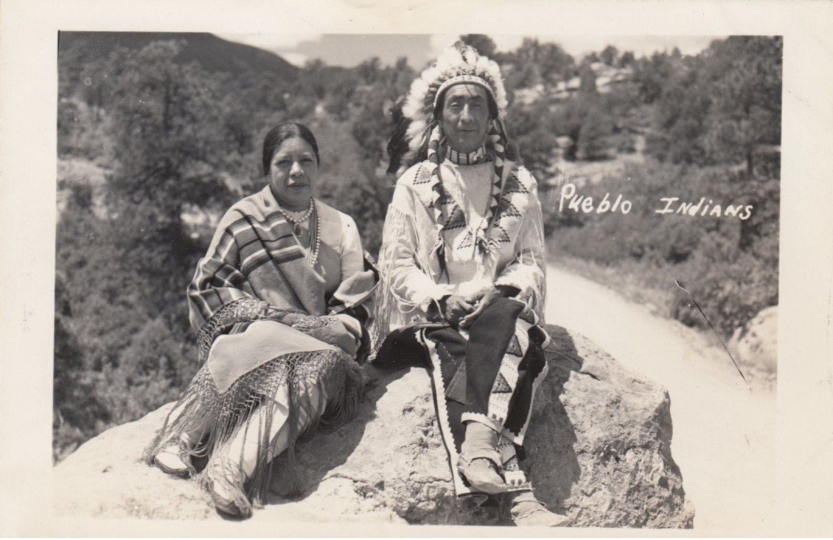 RP: Pueblo Indian Couple , 30-40s - Native Americans