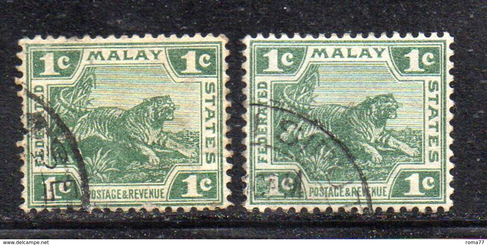 XP2485 - STRAITS SETTLEMENTS MALACCA 1904 , Yvert  N. 29+29aw (crown Right MultiCA) Usati (2380A) - Straits Settlements