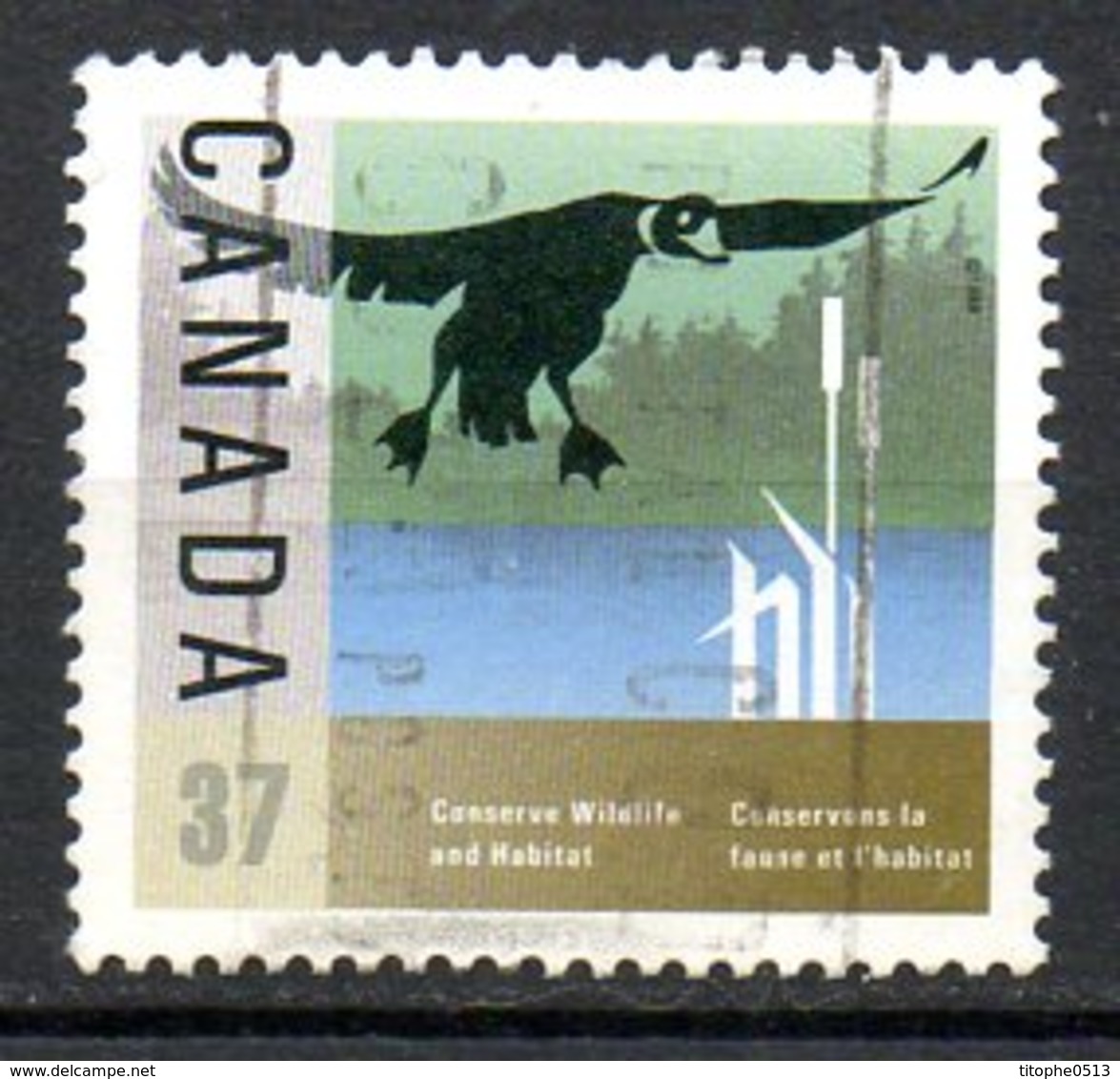 CANADA. N°1046 Oblitéré De 1988. Canard. - Canards