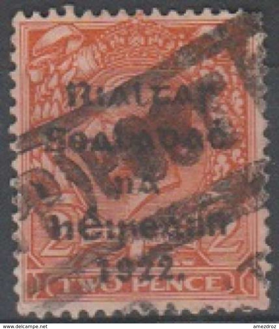 Irlande 1922 N° 23 Timbre Anglais Surchargé (F12) - Used Stamps