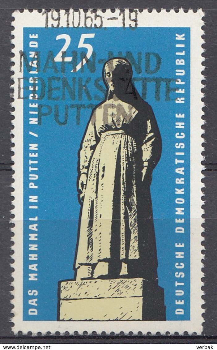 DDR 1965 Mi.nr. 1141 Mahn-und Gedenkstätten  OBLITÉRÉS-USED-GEBRUIKT - Oblitérés