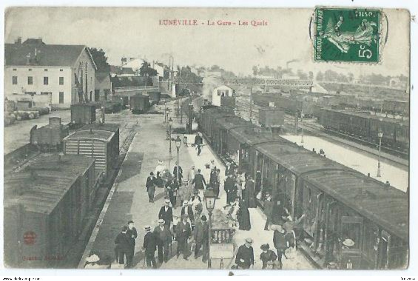 Luneville La Gare Les Quais - Luneville