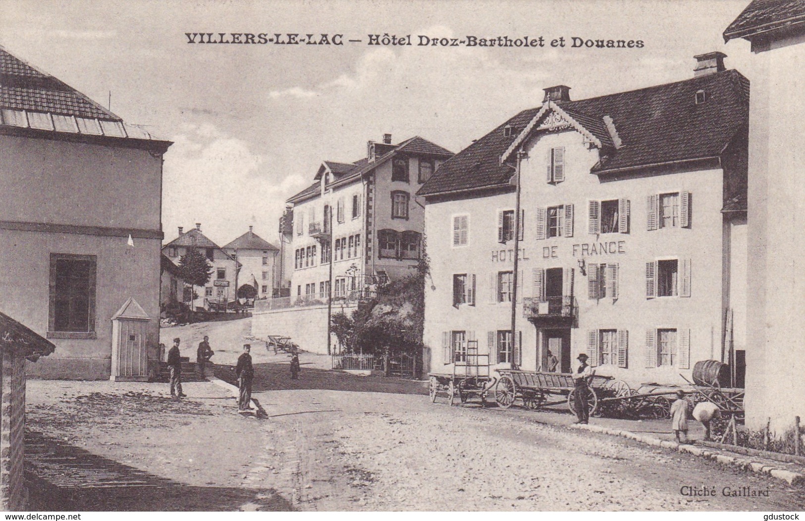 Doubs - Villers-le-lac - Hôtel Droz-Bartholet Et Douanes - Other & Unclassified