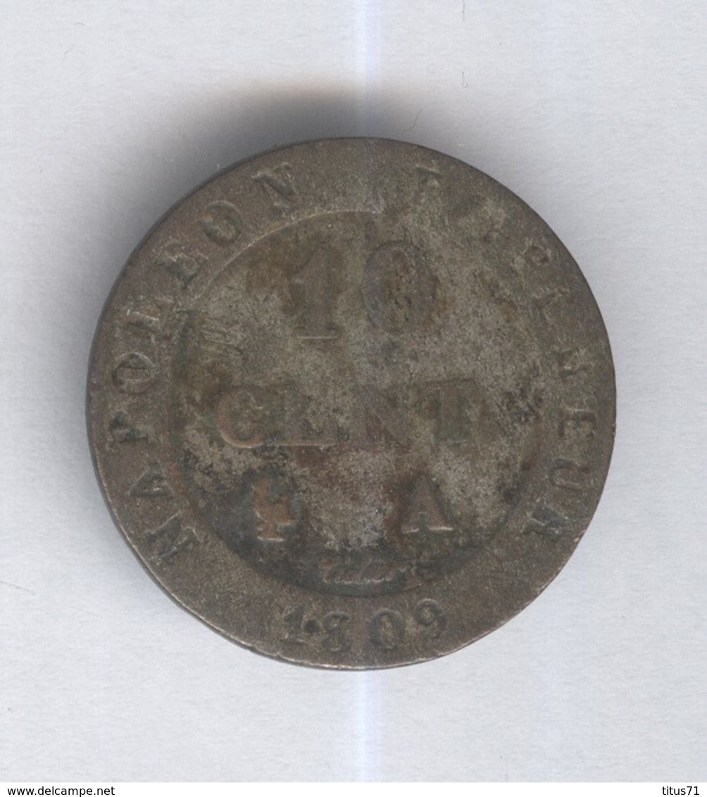 10 Centimes France 1809 A - Autres & Non Classés