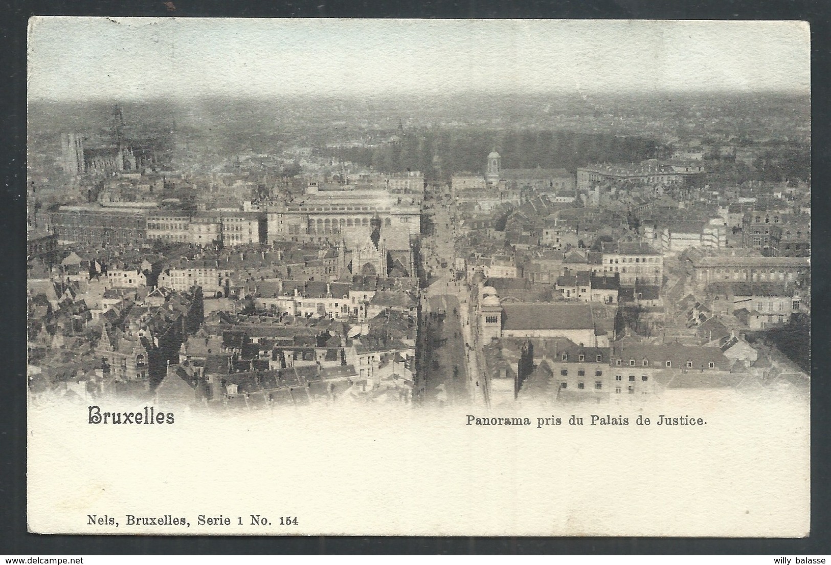 +++ CPA - BRUSSEL - BRUXELLES - Panorama Pris Du Palais De Justice - Nels Série 1 N° 154  // - Bruxelles-ville