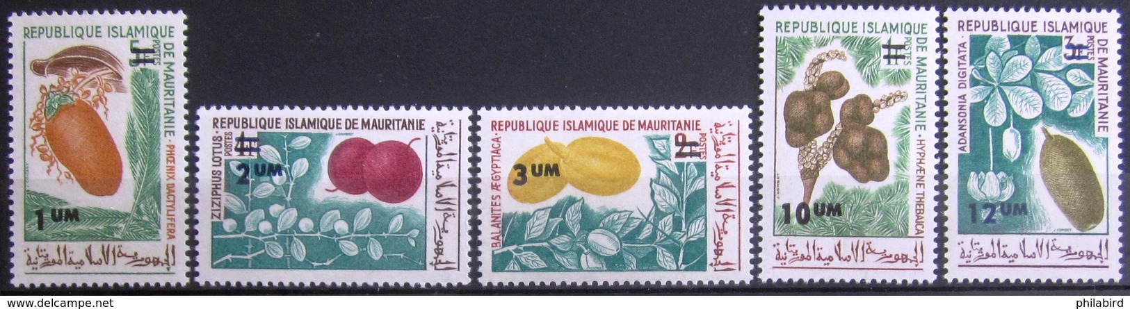 MAURITANIE                      N° 328/332                      NEUF** - Mauritanie (1960-...)