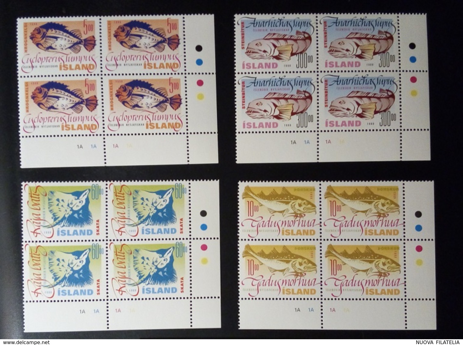 ISLANDA 1998 PESCI - Unused Stamps