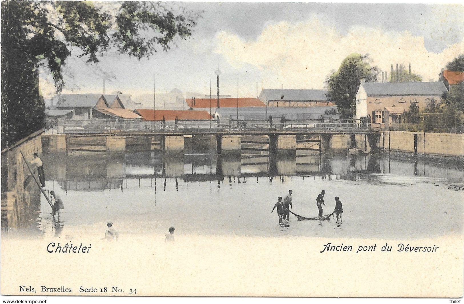 Châtelet NA53: Ancien Pont Du Déversoir - Châtelet