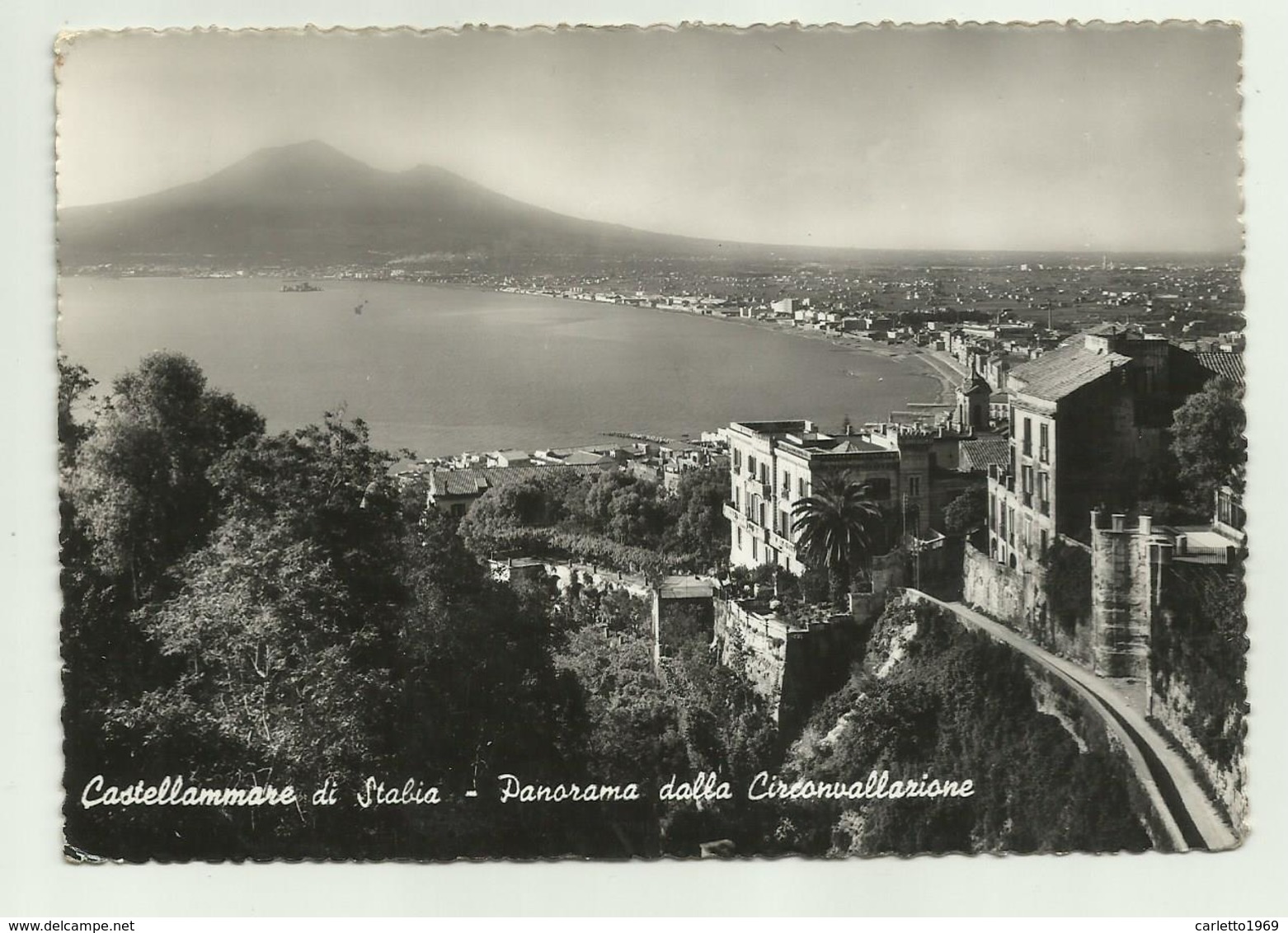 CASTELLAMMARE DI STABIA - PANORAMA DALLA CIRCONVALLAZIONE VIAGGIATA  FG - Castellammare Di Stabia