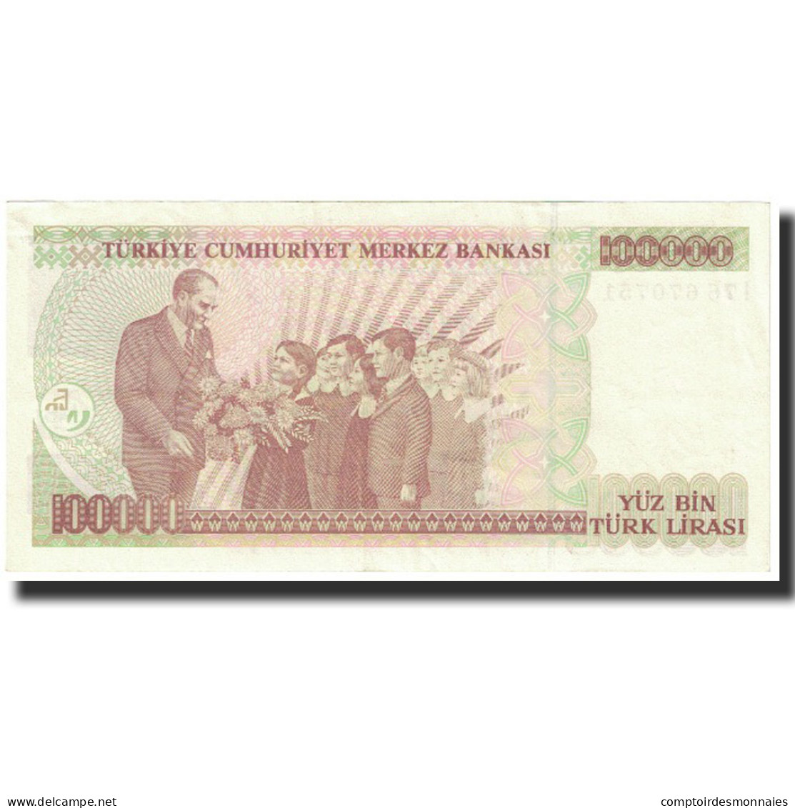 Billet, Turquie, 100,000 Lira, 1970, 1970-01-14, KM:205, NEUF - Turquie