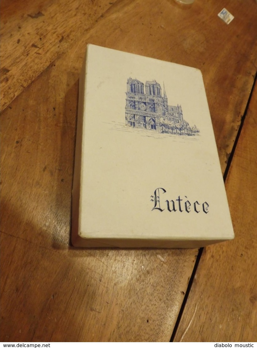 Lutèce :  Boite à Enveloppes Ancienne Déco NOTRE-DAME-DE-PARIS - Autres & Non Classés