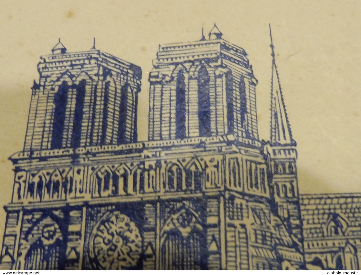 Lutèce :  Boite à Enveloppes Ancienne Déco NOTRE-DAME-DE-PARIS - Altri & Non Classificati