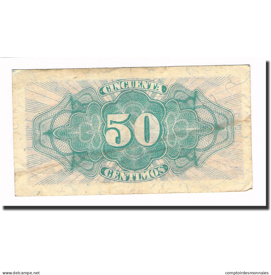 Billet, Espagne, 50 Centimos, 1937, KM:93, TTB - 50 Pesetas