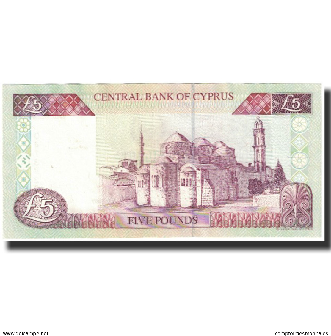 Billet, Chypre, 5 Pounds, 1997, 1997-02-01, KM:58, NEUF - Chypre