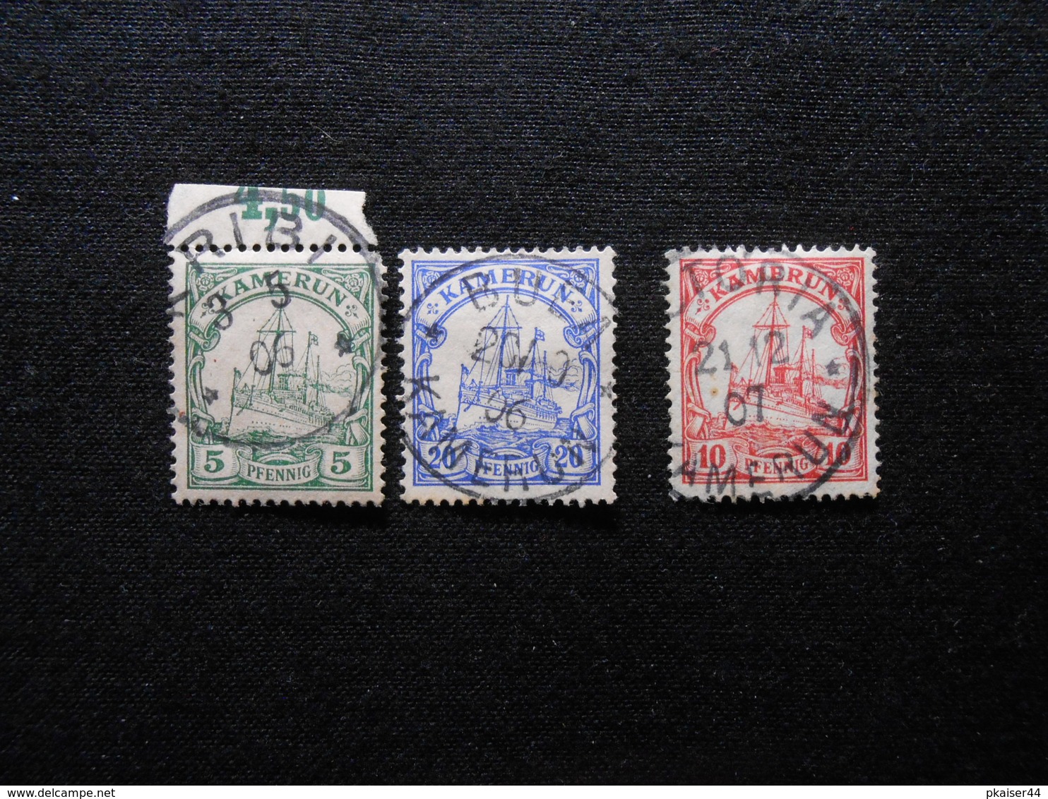 D.R. 8/10/22a  Deutsche Kolonien (Kamerun) 1900/1906 -  Mi 6,40 € - Cameroun