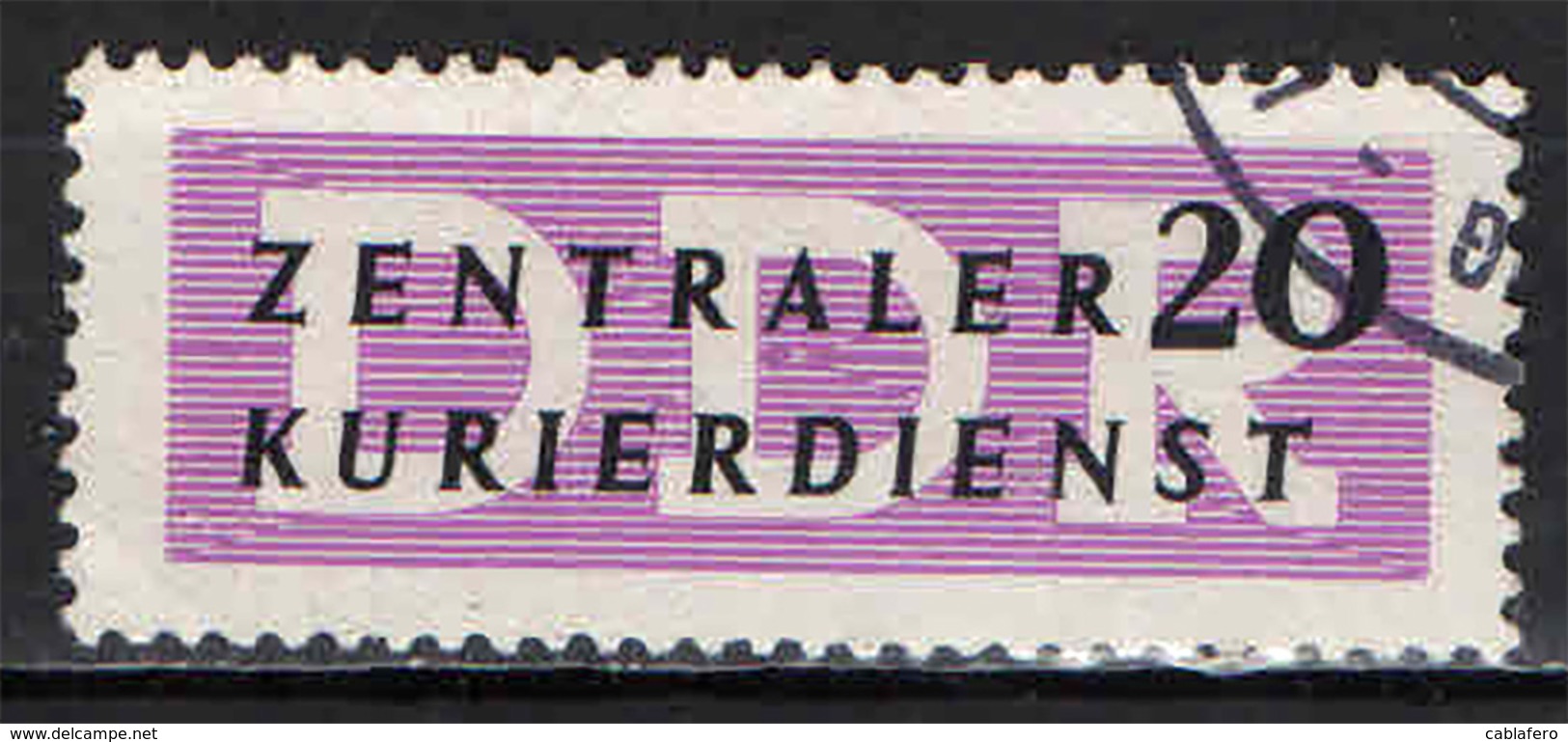 DDR - 1957 - SERVIZIO CORRIERE CENTRALIZZATO - USATO - Used