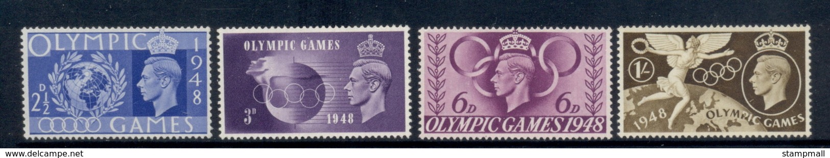 GB 1948 Olympic Games MLH - Unclassified