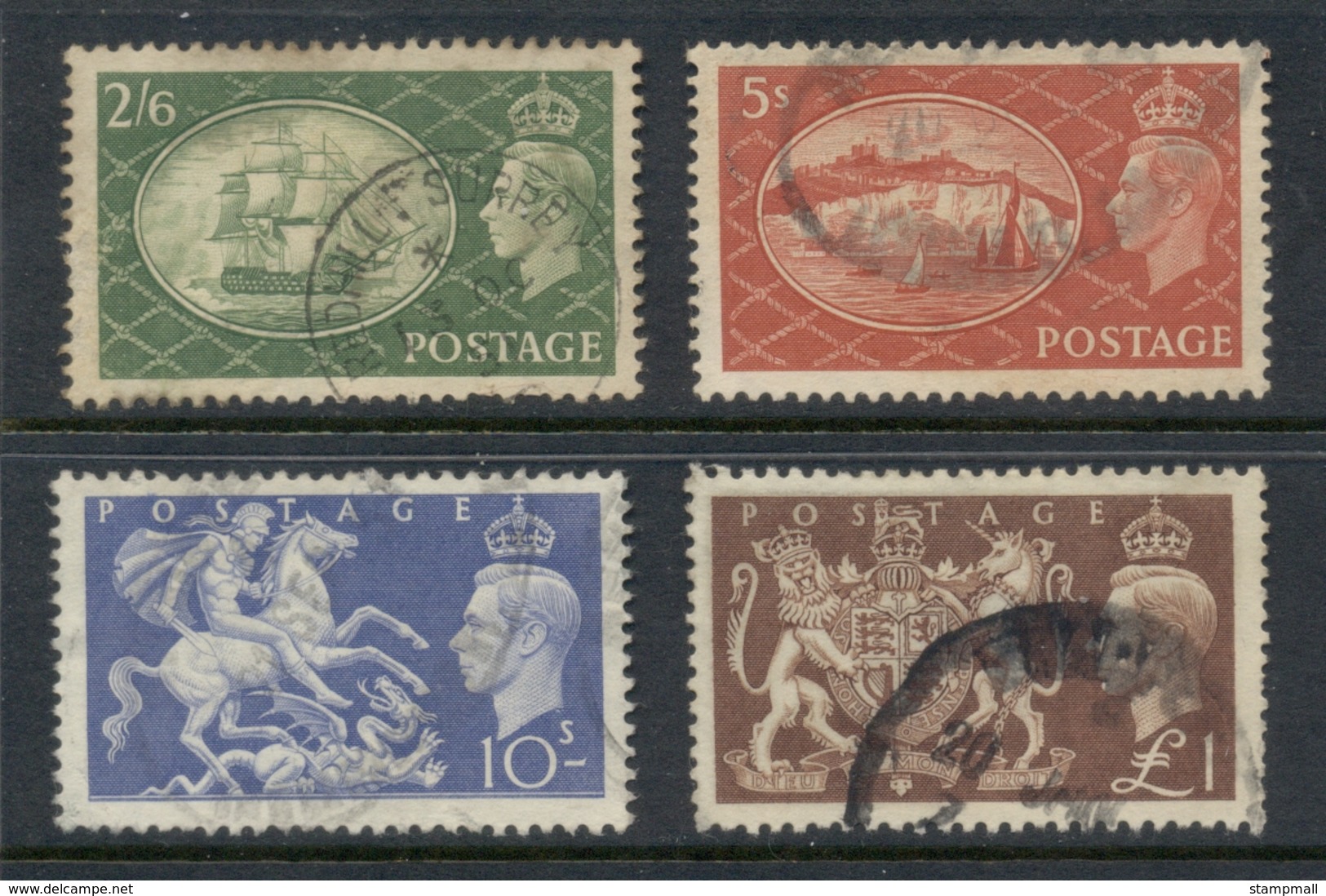 GB 1951 KGVI High Values FU - Zonder Classificatie