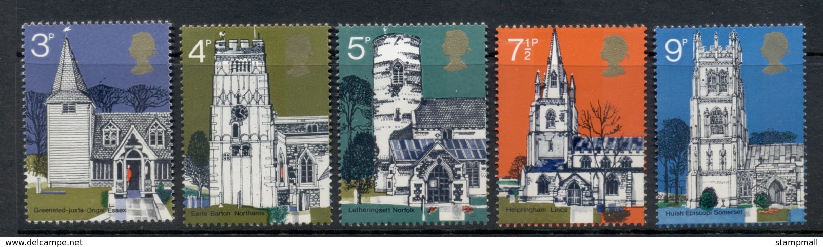GB 1972 Old Village Churches MUH - Unclassified