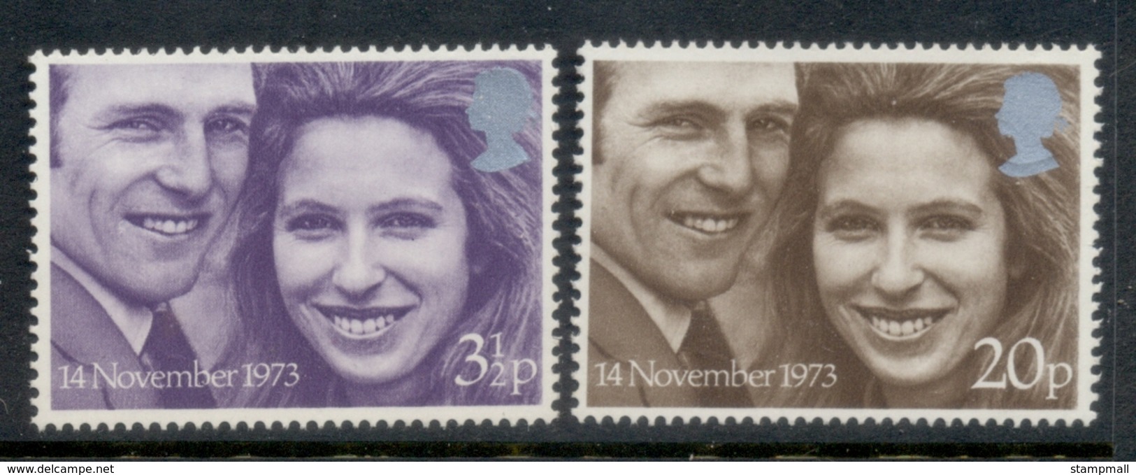 GB 1973 Royal Wedding Princess Anne MUH - Non Classificati