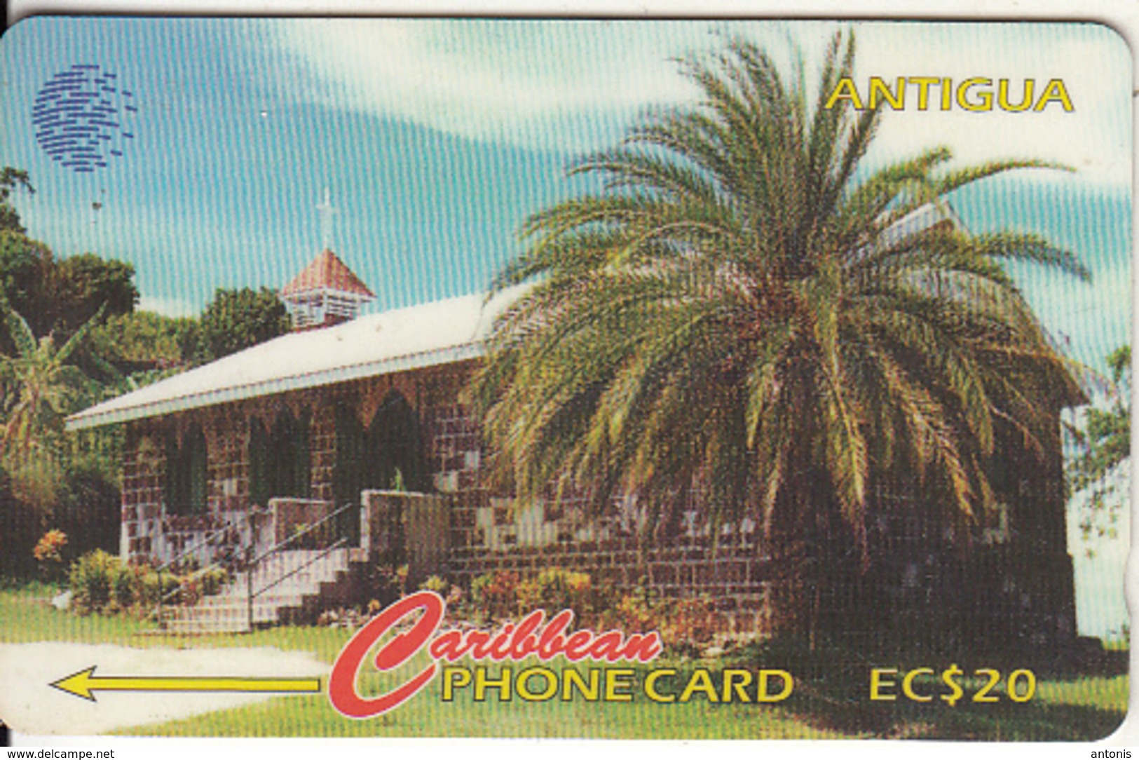 ANTIGUA & BARBUDA(GPT) - Sawcolts Methodist Church, CN : 18CATE(Lts, Normal 0), Tirage 27700, Used - Antigua En Barbuda