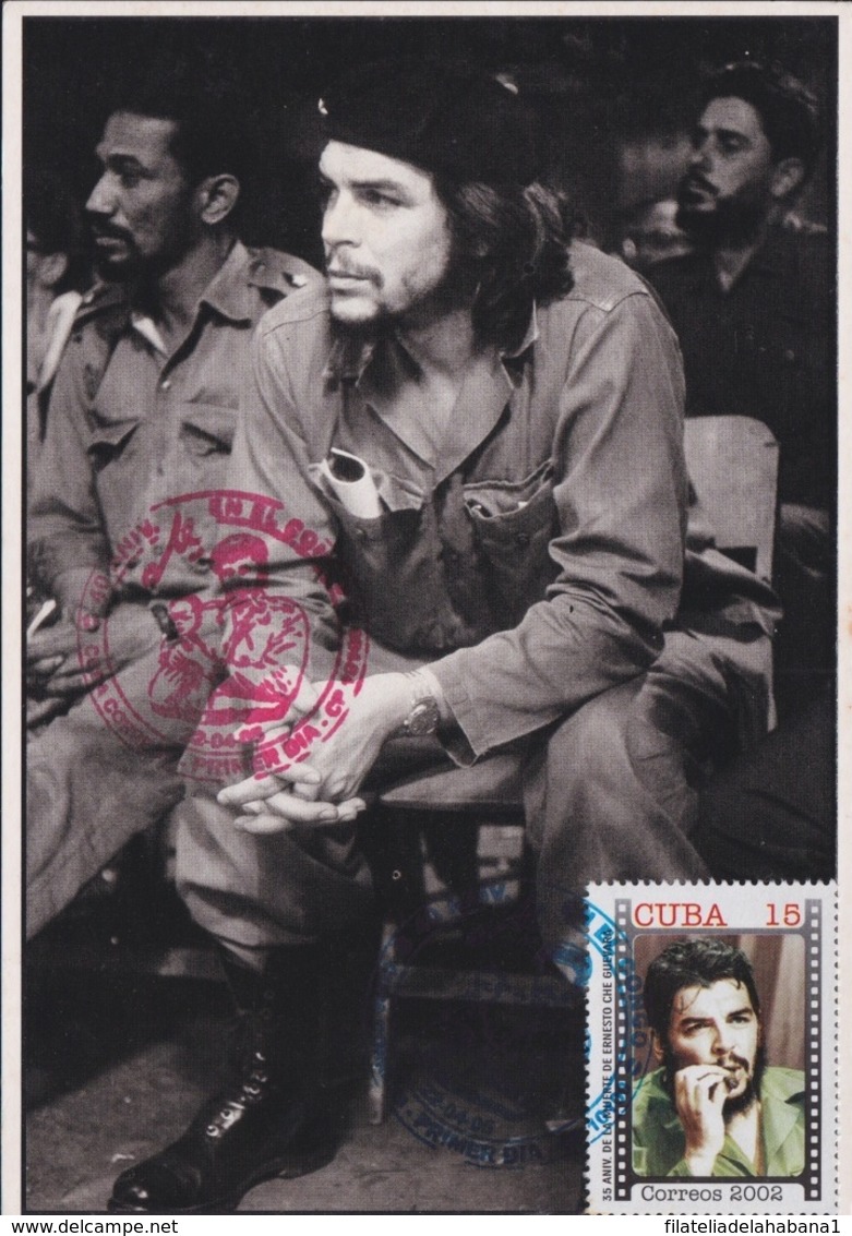 TMA-632 CUBA 2005 MAXIM CARD 15c ERNESTO CHE GUEVARA CONGO EXPEDITION - Cartes-maximum