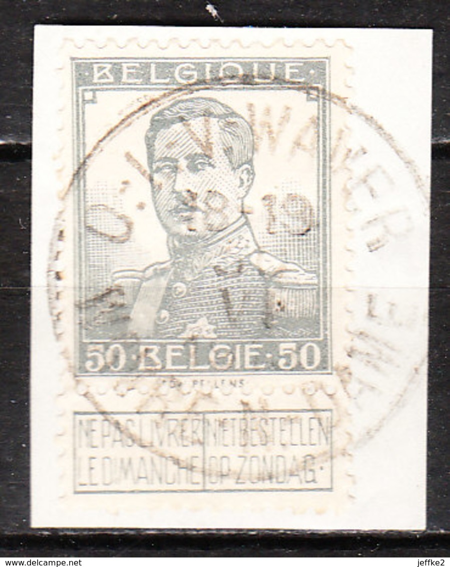 115  Pellens - Bonne Valeur - Oblit. Centrale O.L.V. WAVER  - Sur Fragment - LOOK!!!! - 1912 Pellens