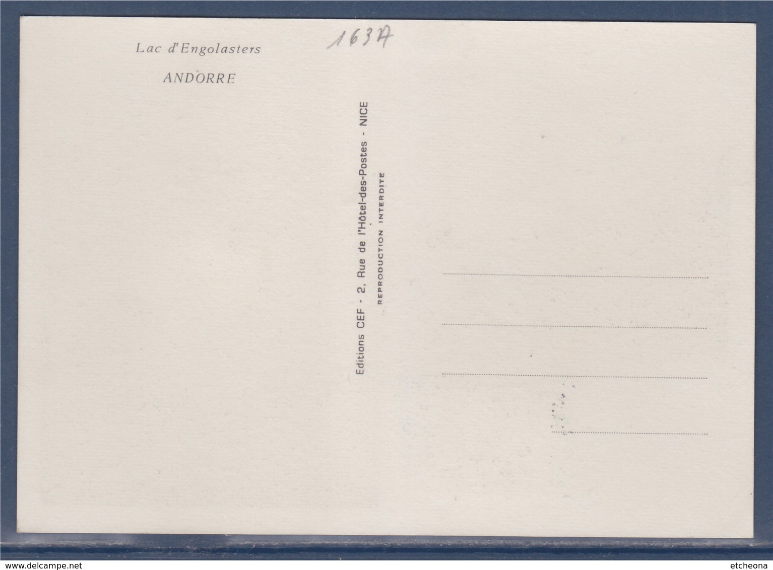 Lac D'Engolasters Andorre Carte Postale 1er Jour Andorre-La Vieille 28 Août 1971 N°163A - Cartes-Maximum (CM)