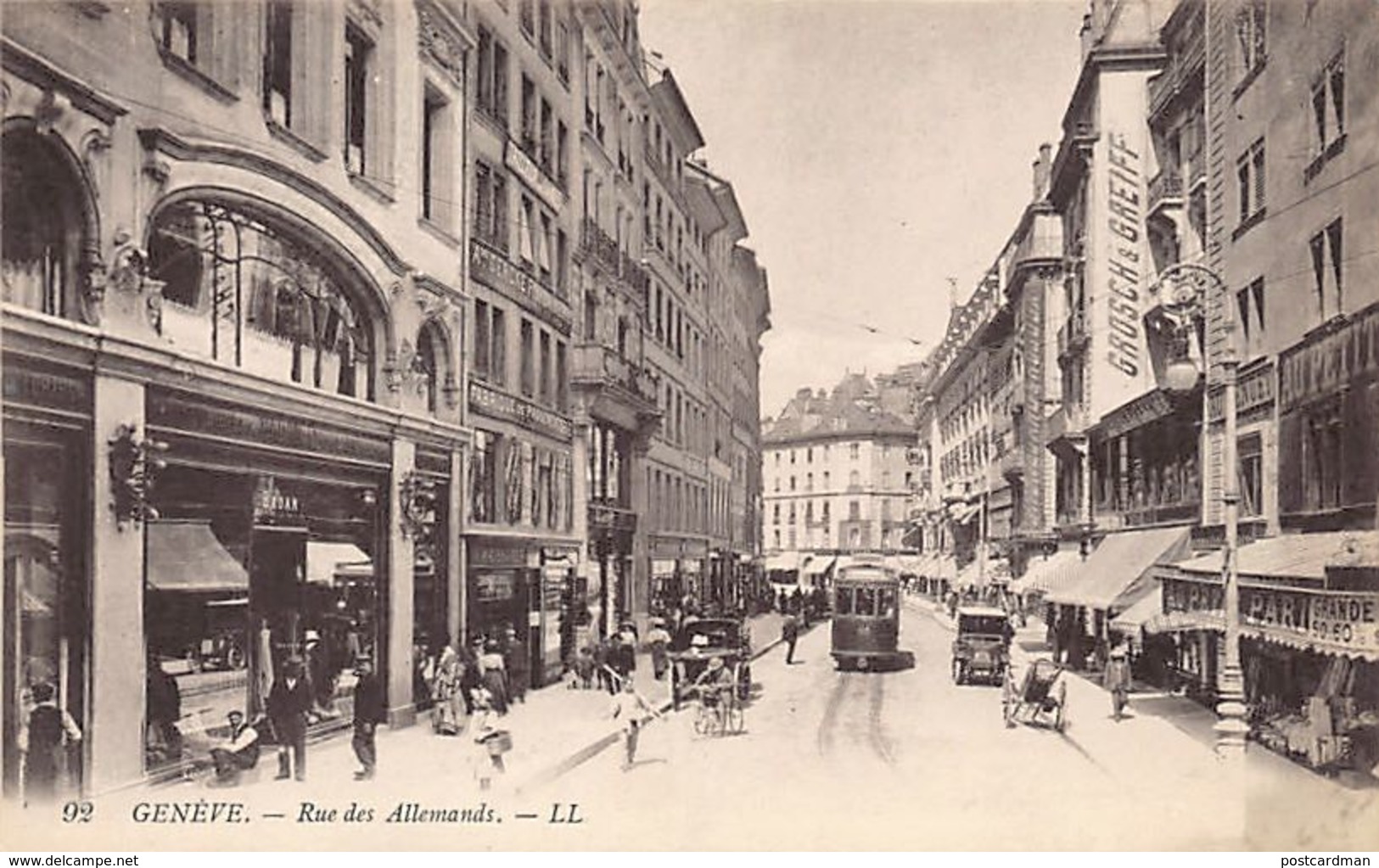 Genève (GE) Rue Des Allemands - Ed. LL 92 - Genève