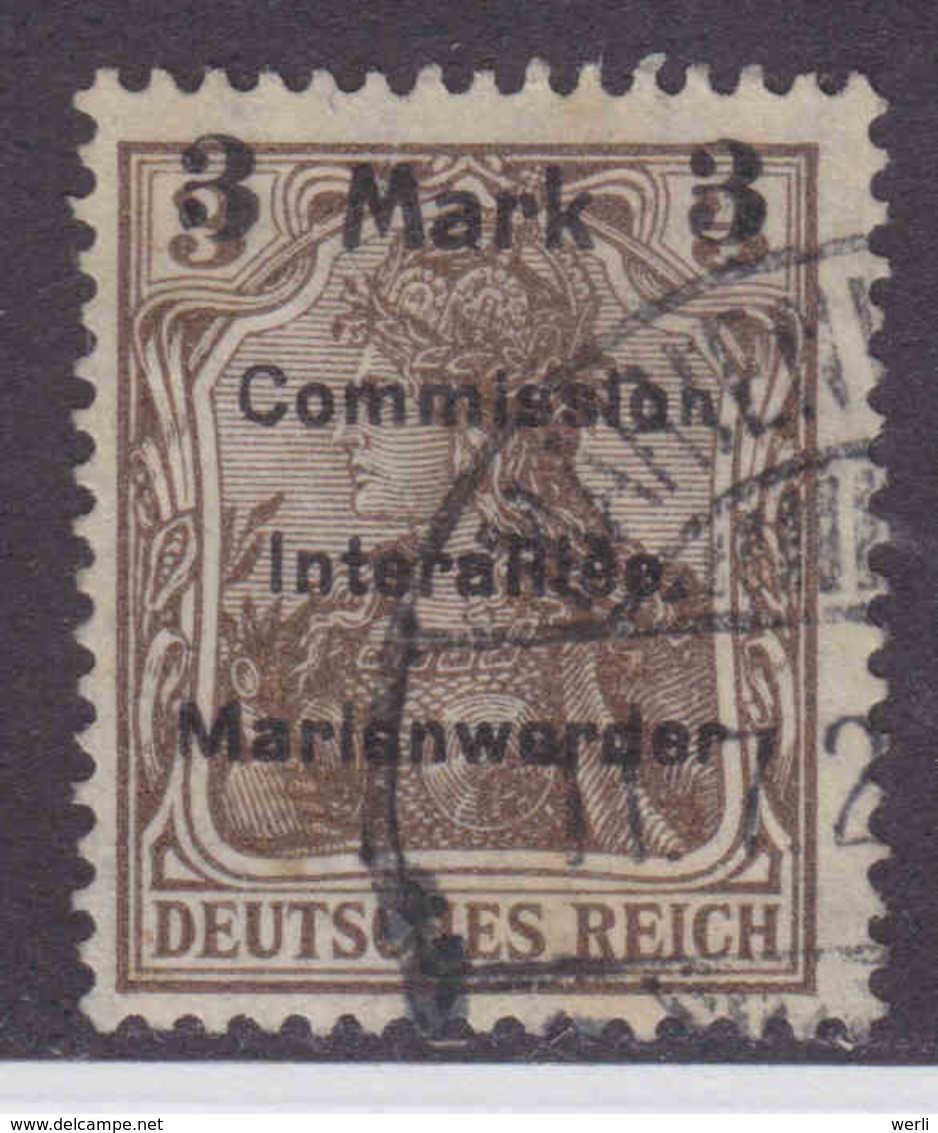 Marienwerder MiNr. 24AIb Gest. Gepr. - Marienwerder