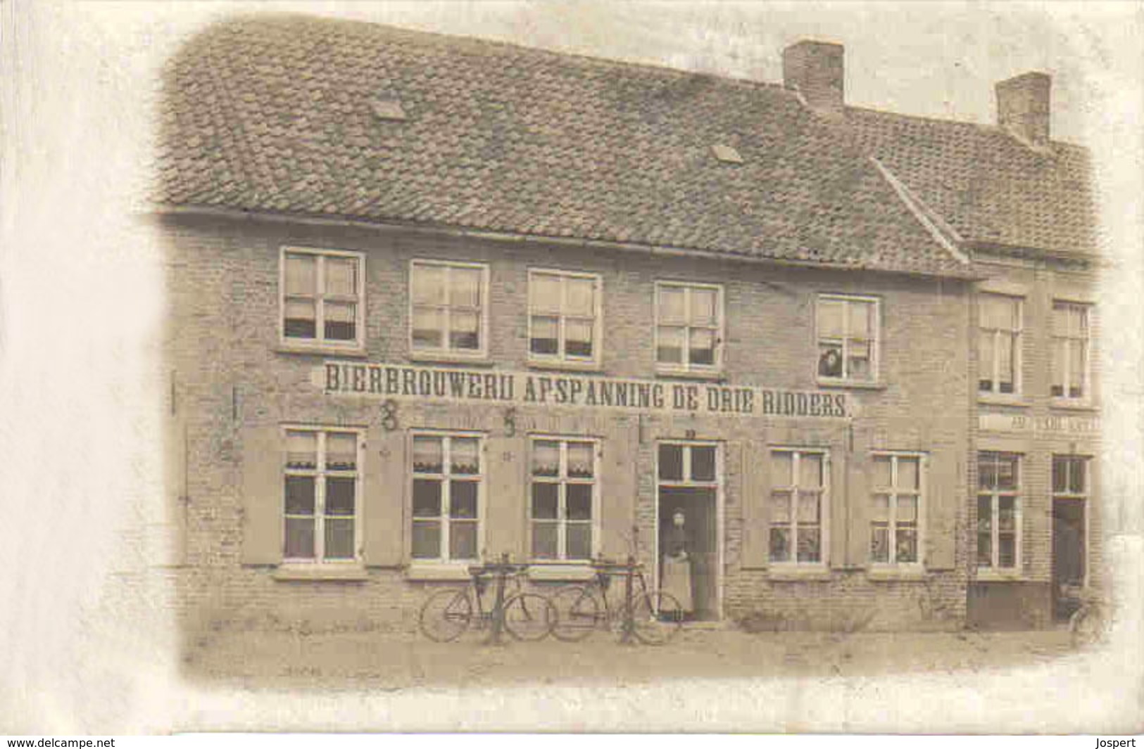 RPCP :Brouwerij, Brasserie,  Wulveringem, Wulveringhem Bierbrouwerij De Drie Ridders,  Photo Of Old Postcard, 2 Scans - Métiers