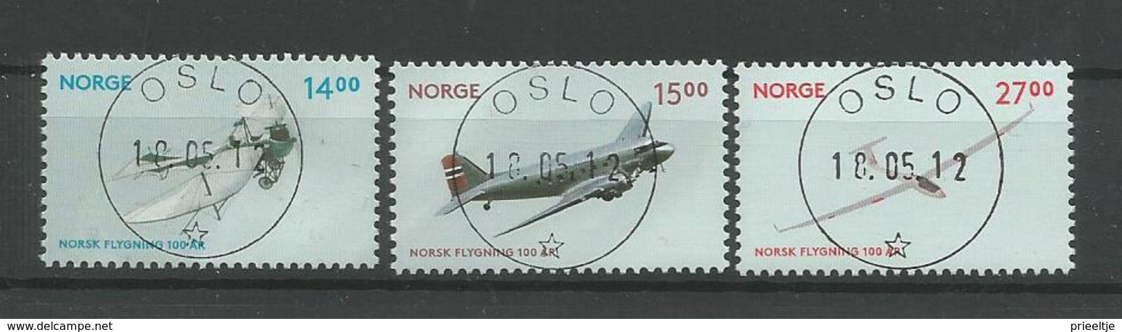 Norway 2012 Aviation Centenary Central Cancel Y.T. 1731/1733 (0) - Oblitérés