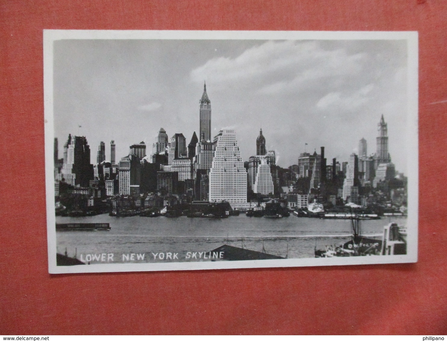 RPPC  Lower NY Skyline   New York > New York City >  Ref 3893 - Manhattan