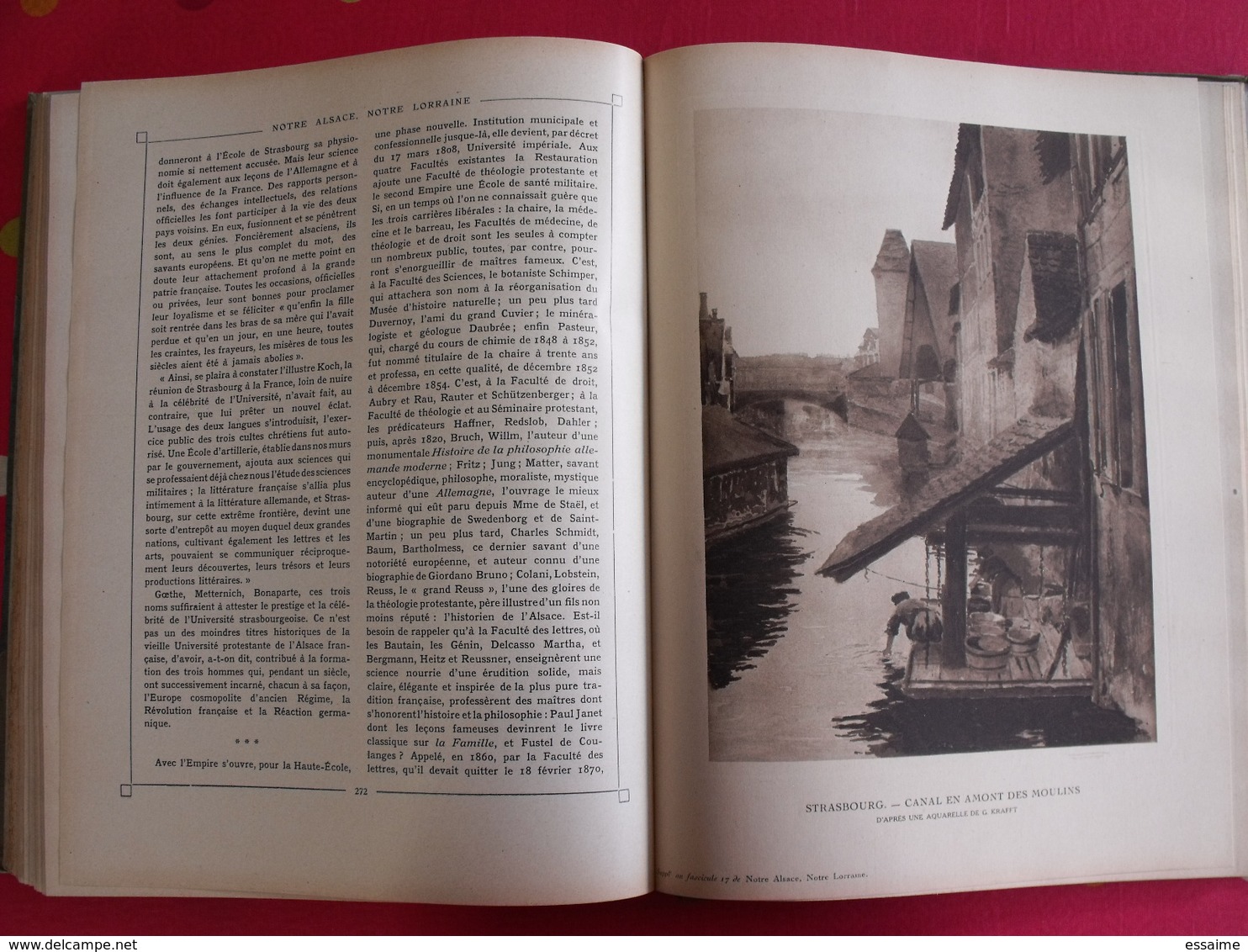 notre Alsace, notre Lorraine. Wetterlé, Fisher. tome 1. édition française illustrée. 1919