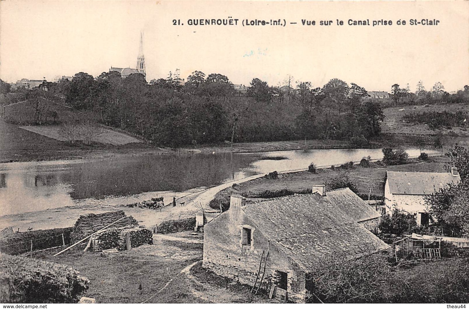 ¤¤   -   GUENROUET   -   Vue Sur Le Canal Prise De Saint-Clair   -  ¤¤ - Guenrouet