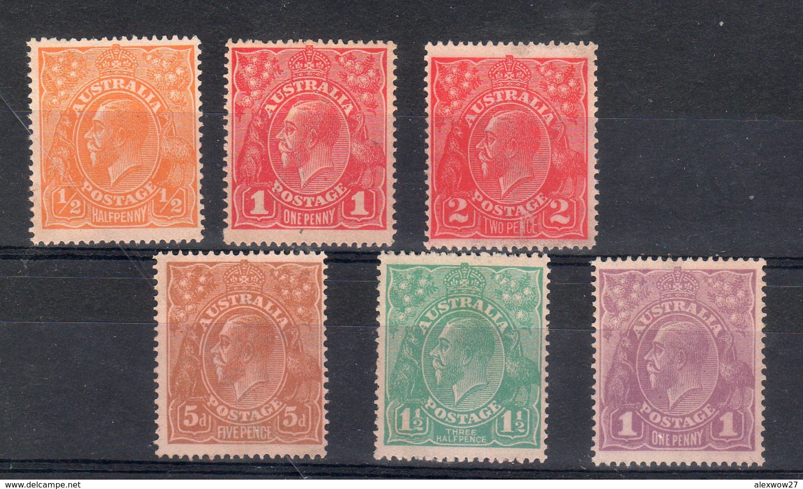 AUSTRALIA 1914 -- Giorgio V -- ** MNH (NO GUM) - Ungebraucht