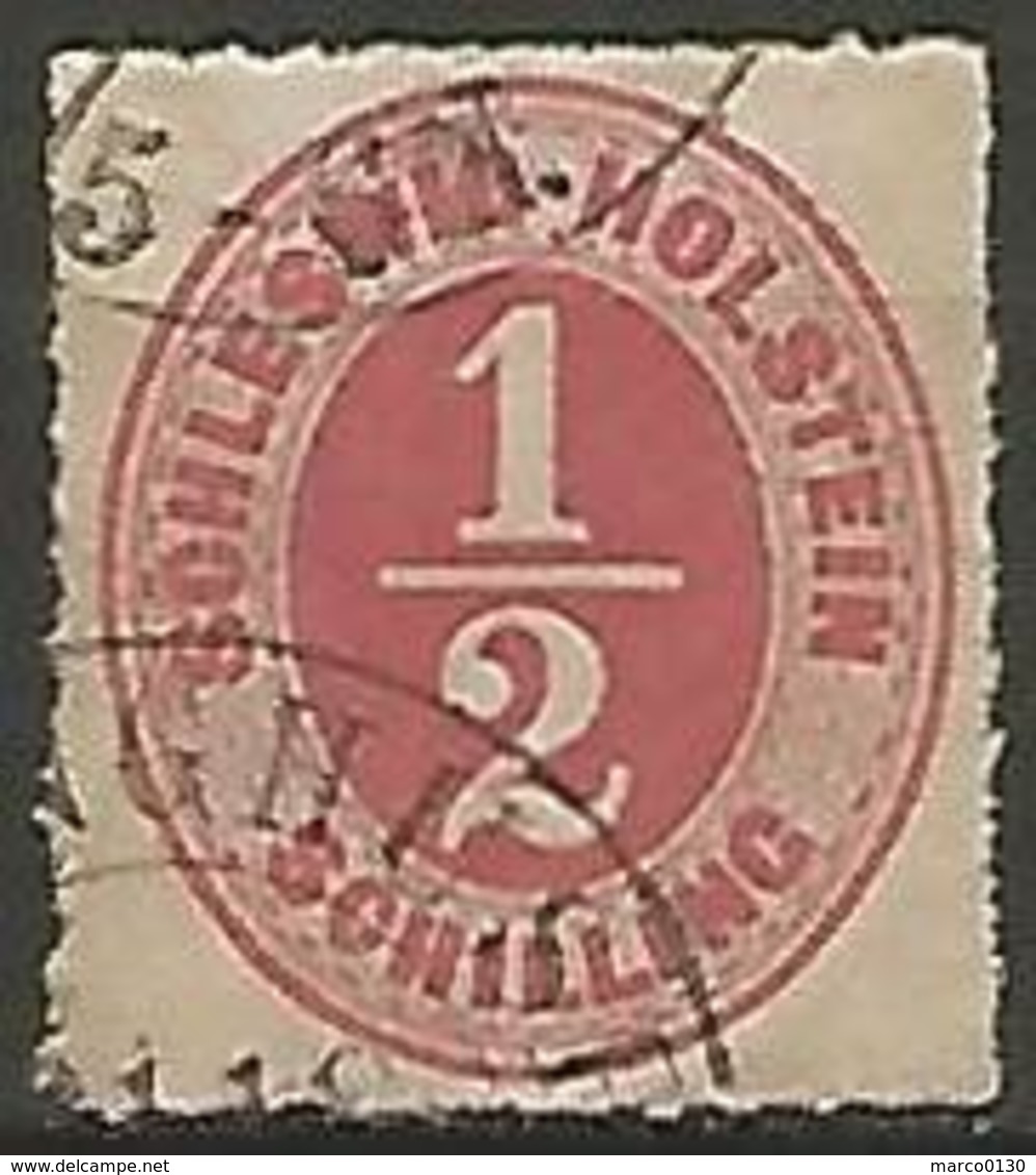 ALLEMAGNE / SCHLESWIG-HOLSTEIN N° 3 OBLITERE - Schleswig-Holstein