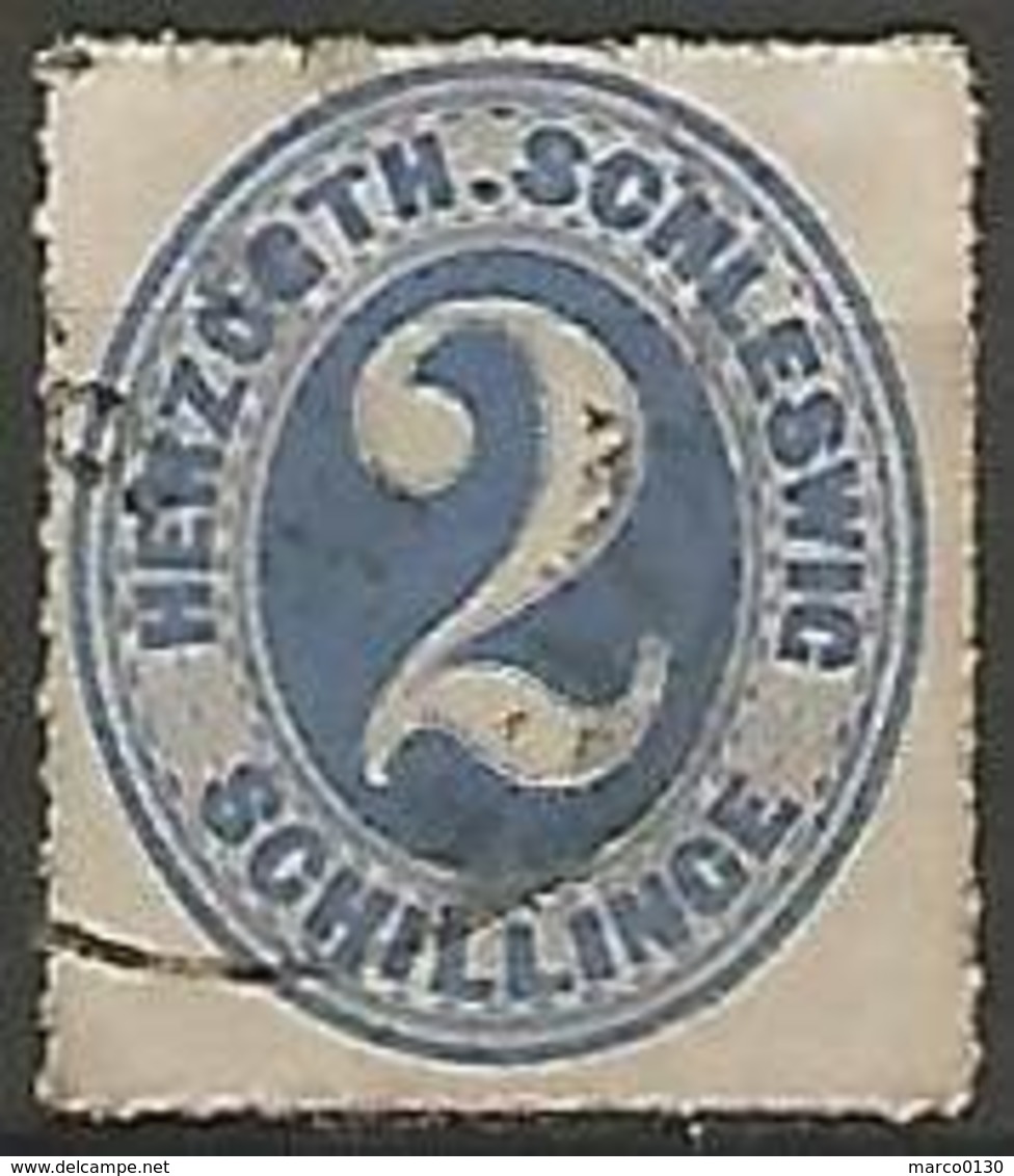 ALLEMAGNE /SCHLESWIG-HOLSTEIN/ SCHLESWIG N° 22 OBLITERE - Schleswig-Holstein