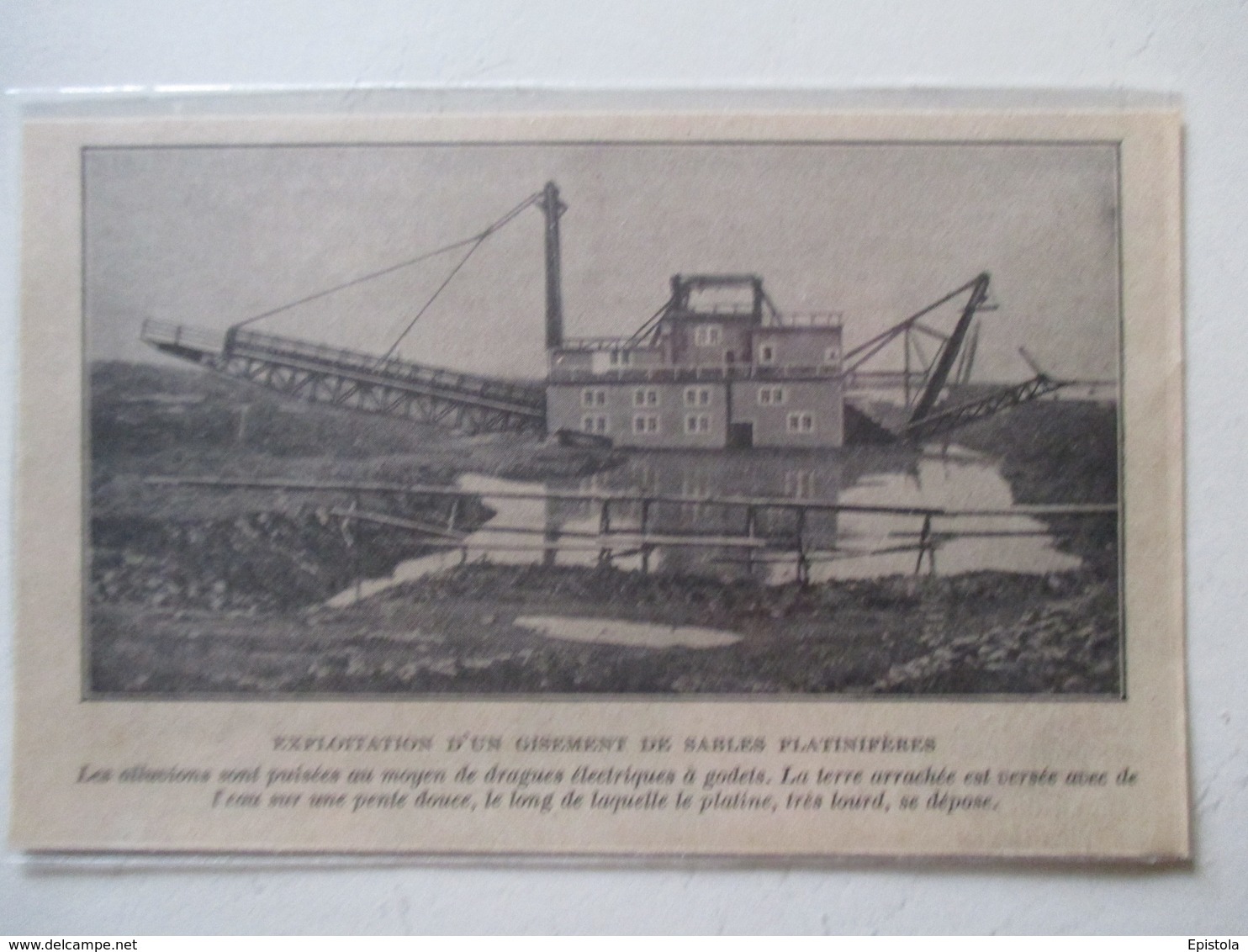 Sverdlovsk (en Russie) Свердло́вская  -   Drageuse électrique à Godets  -  Coupure De Presse De 1928 - Andere Geräte