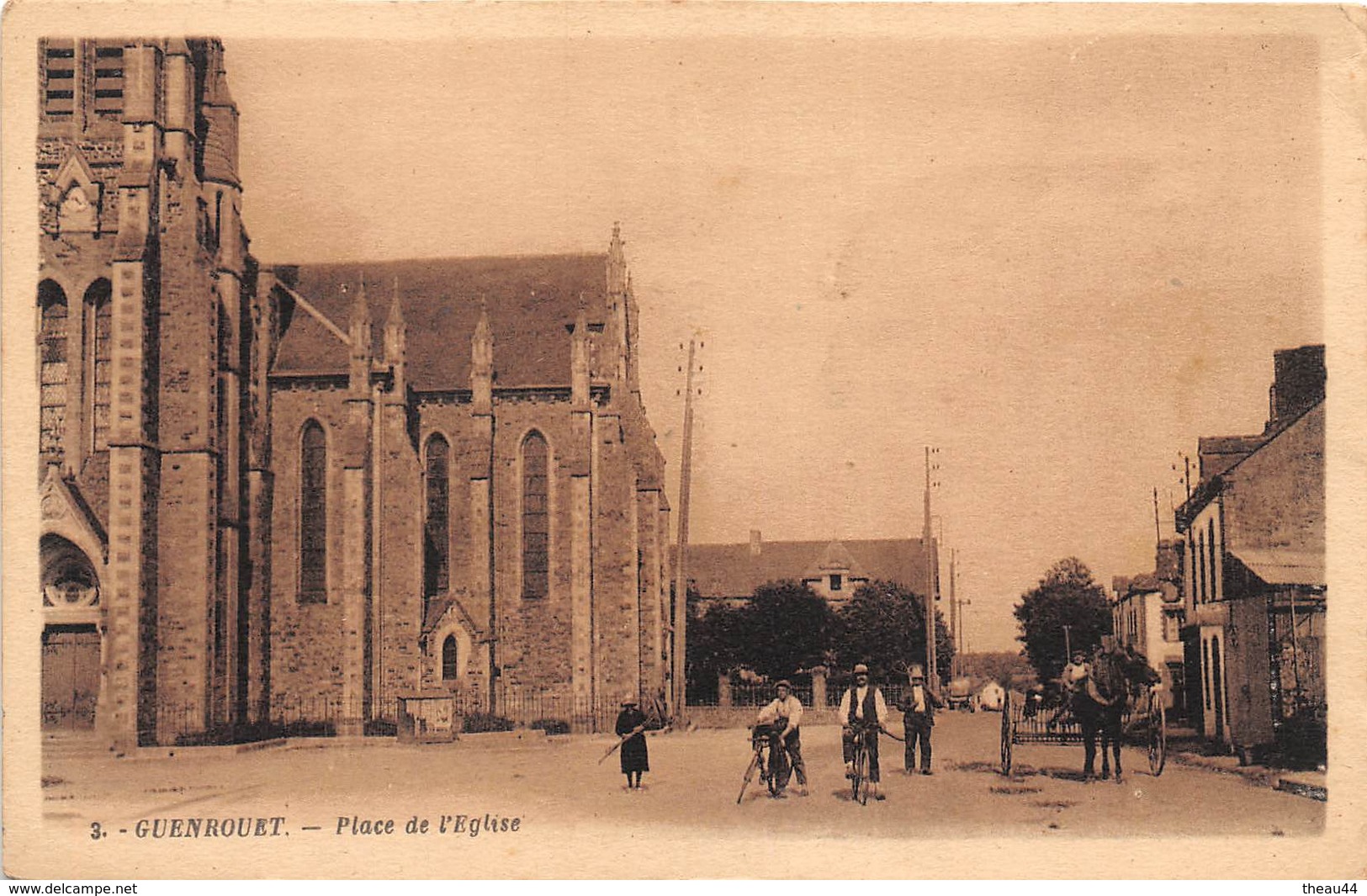 ¤¤   -   GUENROUET   -   Place De L 'Eglise    -  ¤¤ - Guenrouet