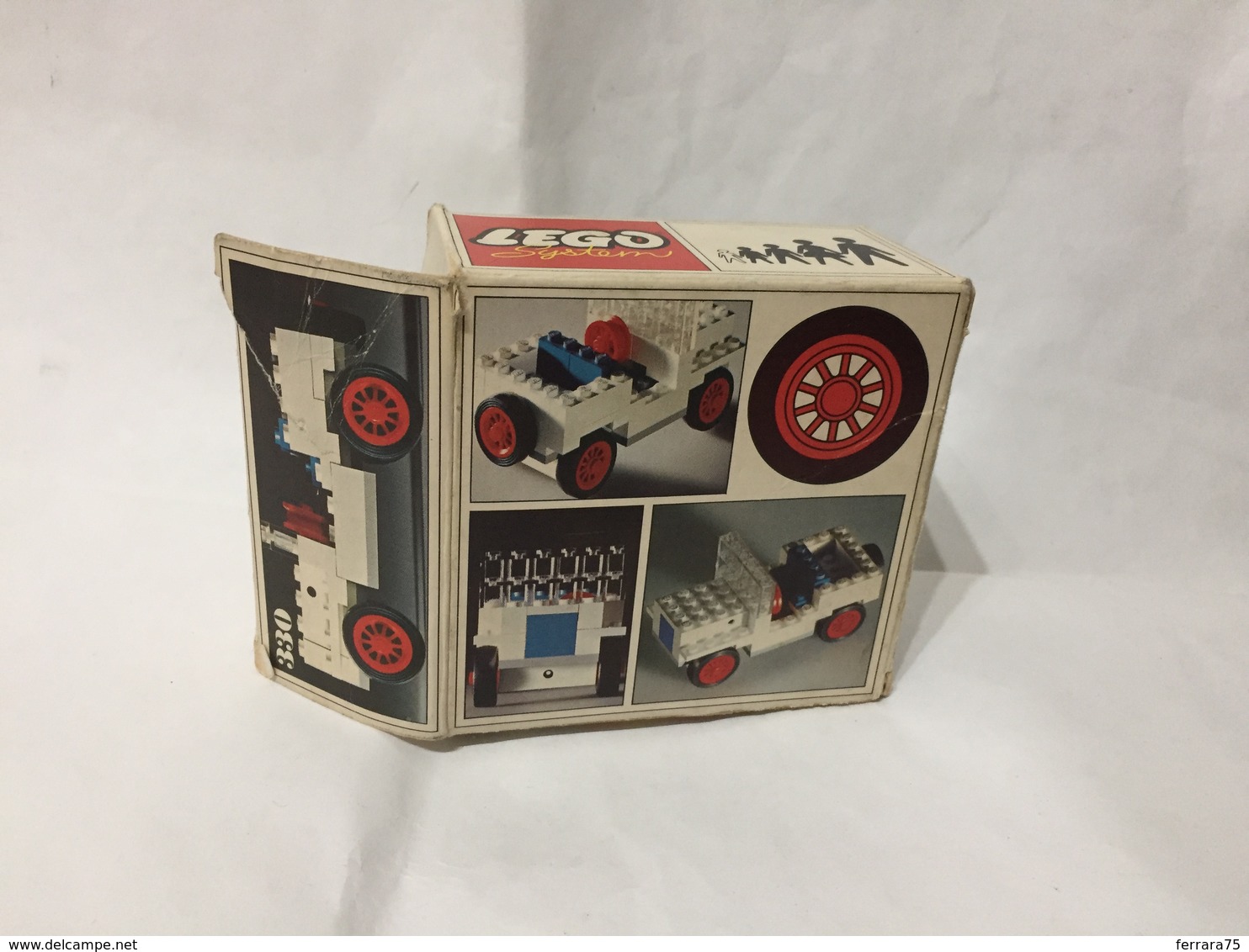 LEGO JEEP 330 VINTAGE SOLO SCATOLA BOX NO ISTRUZIONI.