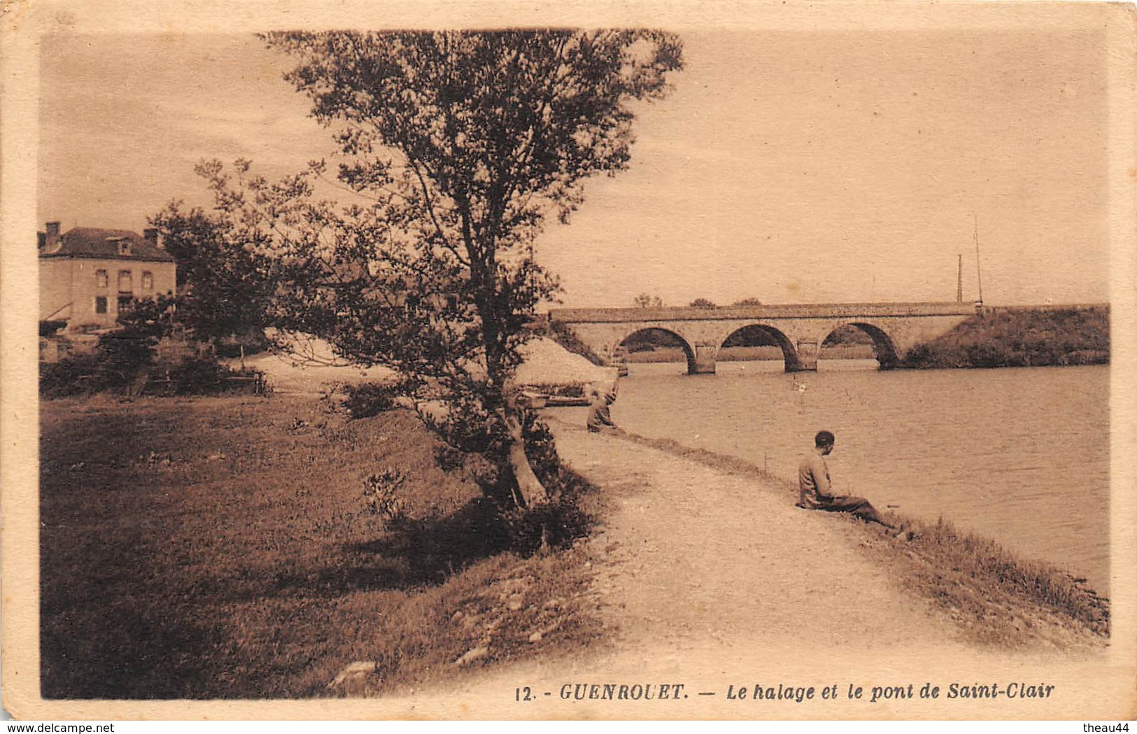 ¤¤   -   GUENROUET   -   Le Halage Et Le Pont De Saint-Clair    -  ¤¤ - Guenrouet