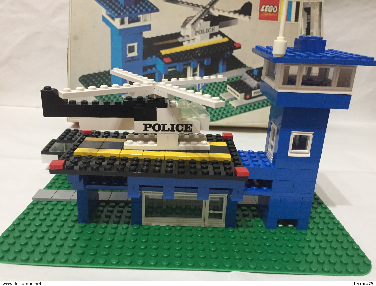 LEGO LEGOLAND STAZIONE DI POLIZIA SET 354 VINTAGE COMPLETO SCATOLA E ISTRUZIONI