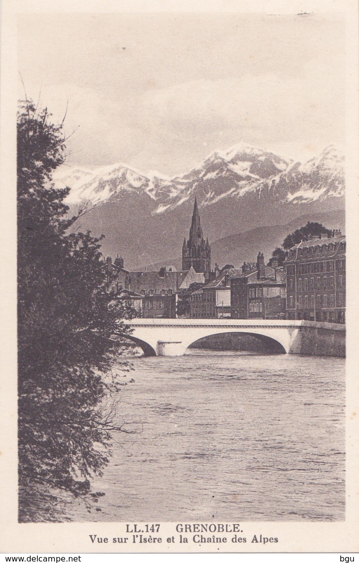 Grenoble (38) - Lot de 10 cartes - Format 9x14 - toutes scannées