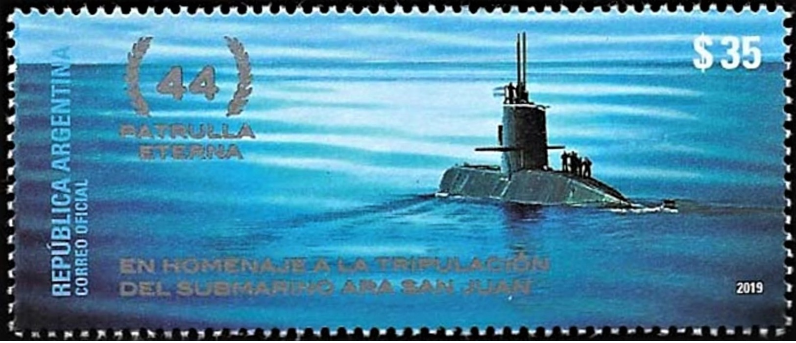 ! ARGENTINE / ARGENTINA: Submarine ARA SAN JUAN - In Memoriam / Le Sous-marin / U-Boot (2019) MNH *** Neufs - Ungebraucht