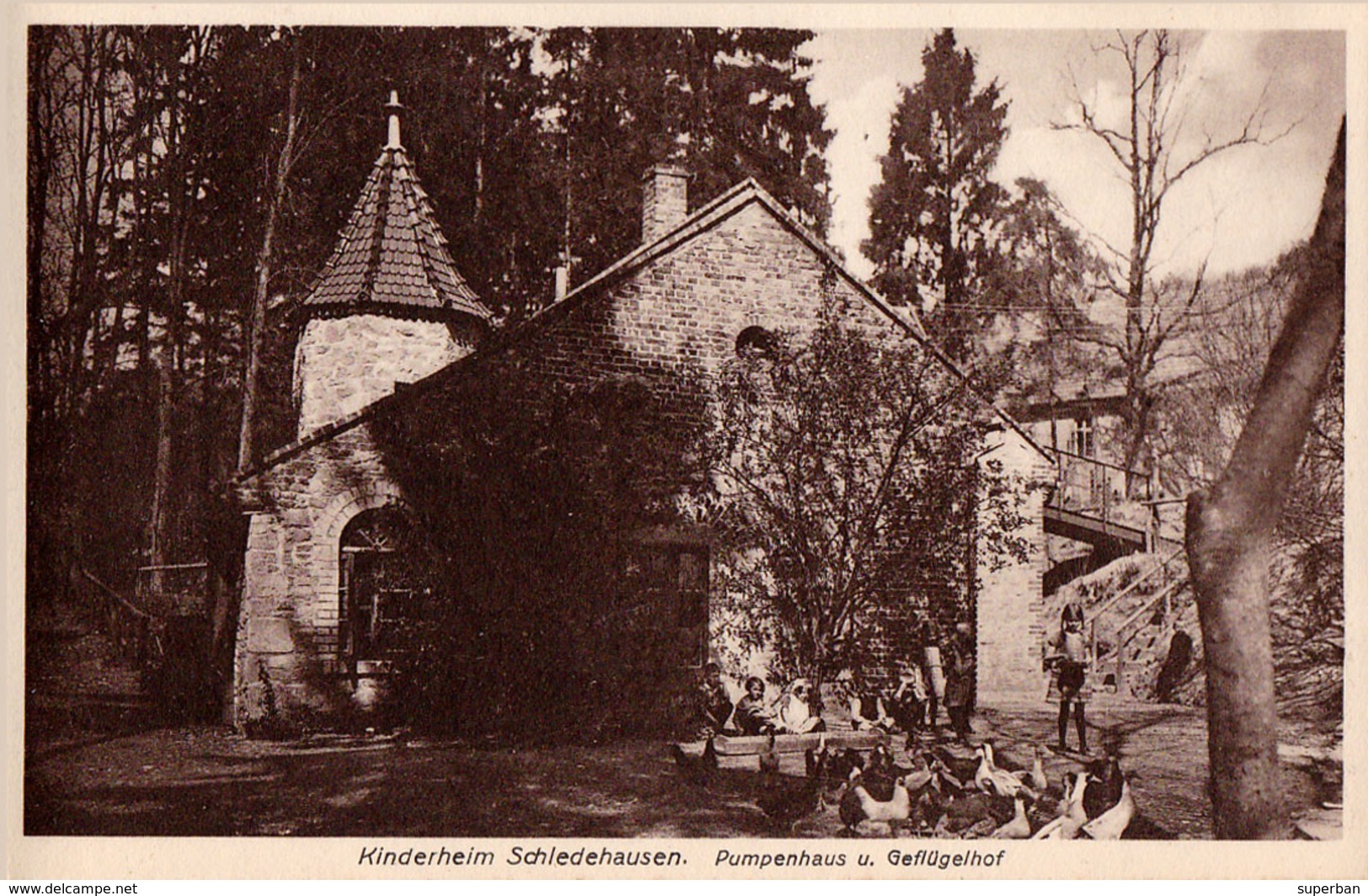 KINDERHEIM SCHLEDEHAUSEN (KREIS OSNABRÜCK) : COMPLET SET of 17 OLD POSTCARDS / ENSEMBLE de 17 CARTES ~ 1920 (ad956)