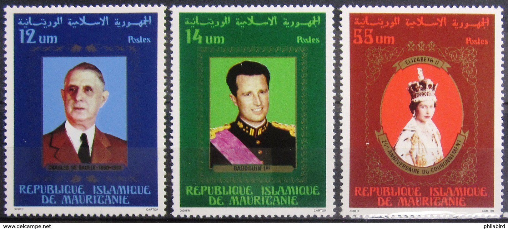 MAURITANIE                      N° 398/400                      NEUF** - Mauritania (1960-...)