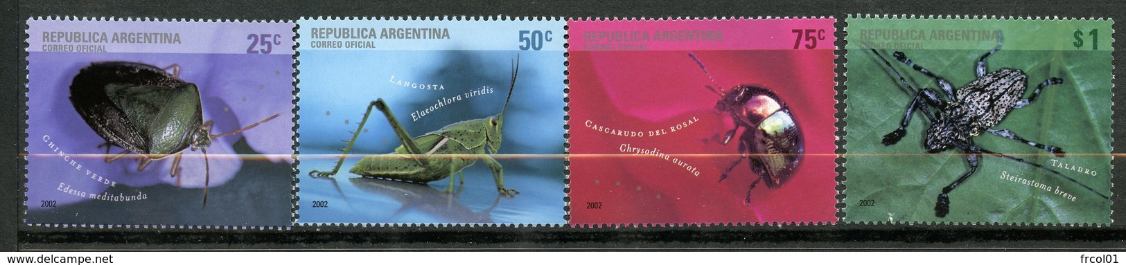 Argentine, Yvert 2334/2337**, Scott 2195/2198**, MNH - Neufs